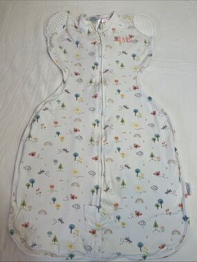 HALO Innovations SleepSack Self-Soothing Swaddle Garden 0.5 TOG